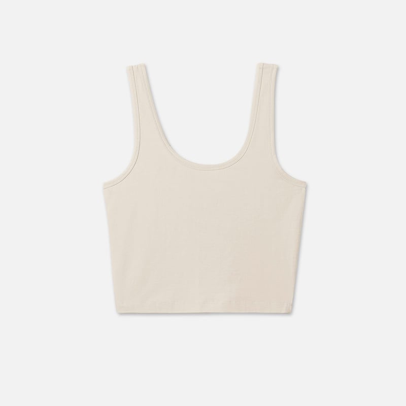 Organic Comfort Crop Tank by MATE the Label, 95% Cotton, 5% Elastane