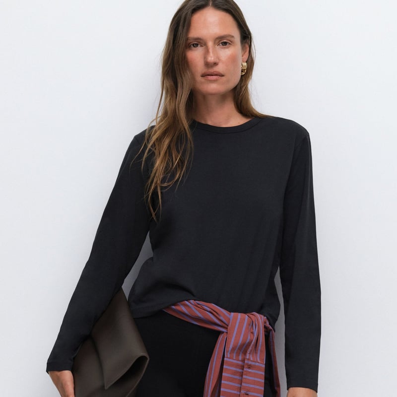 Organic Pima Long Sleeve Tee by MATE the Label, 100% Cotton