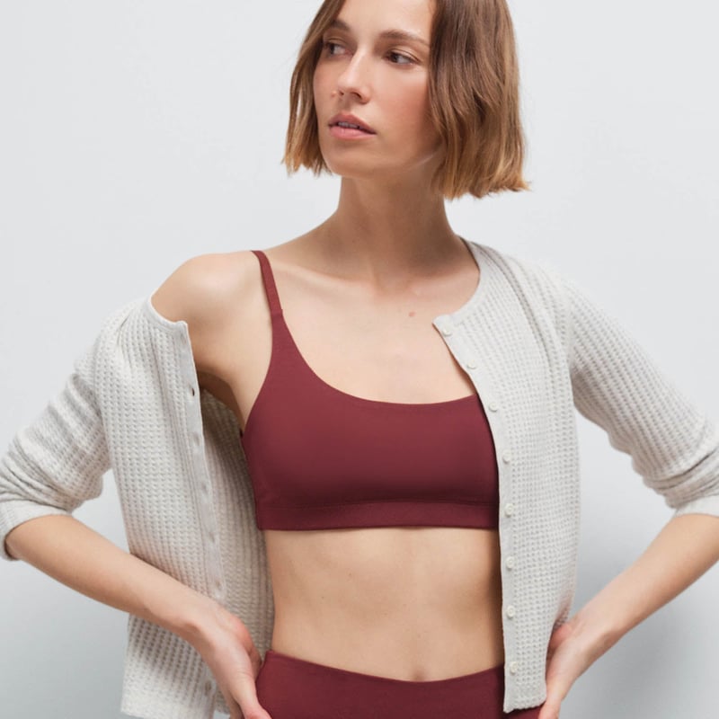 Organic Stretch Scoop Bra by MATE the Label, 92% Cotton, 8% Elastane