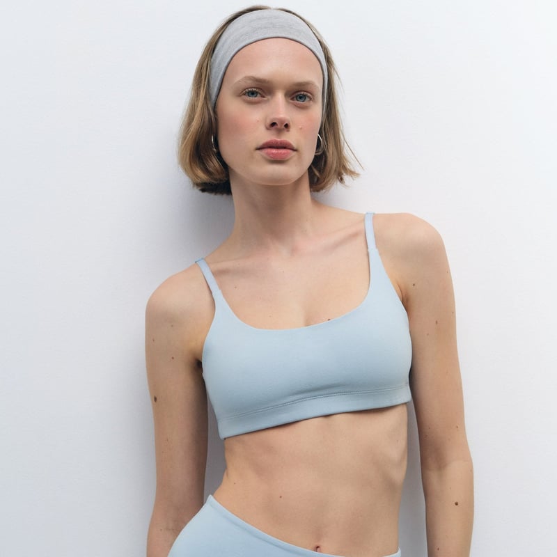 Organic Stretch Scoop Bra by MATE the Label, 92% Cotton, 8% Elastane
