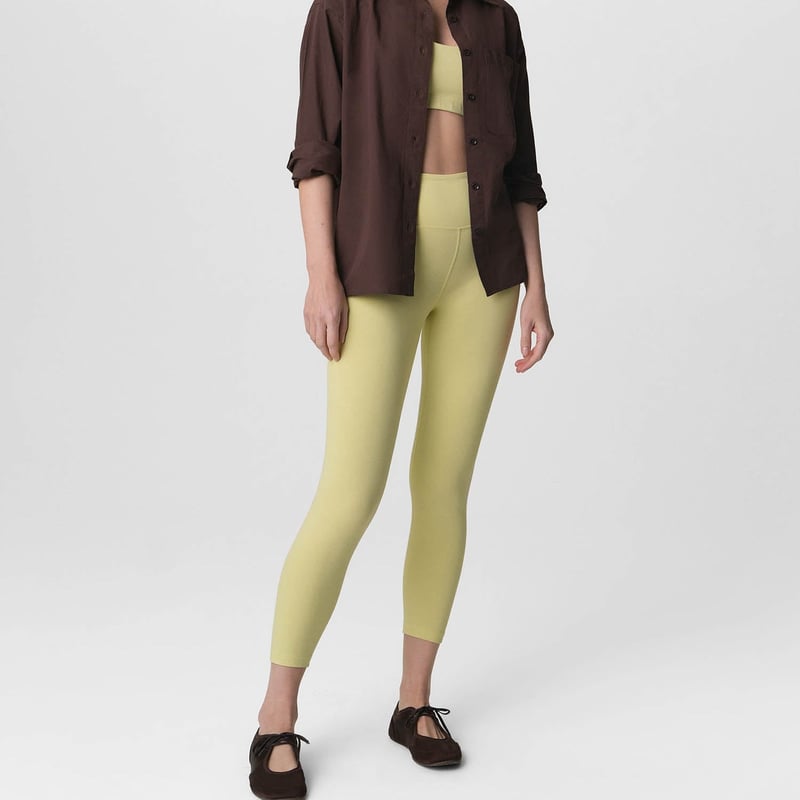 Organic Stretch Midi Legging by MATE the Label, 92% Cotton, 8% Elastane