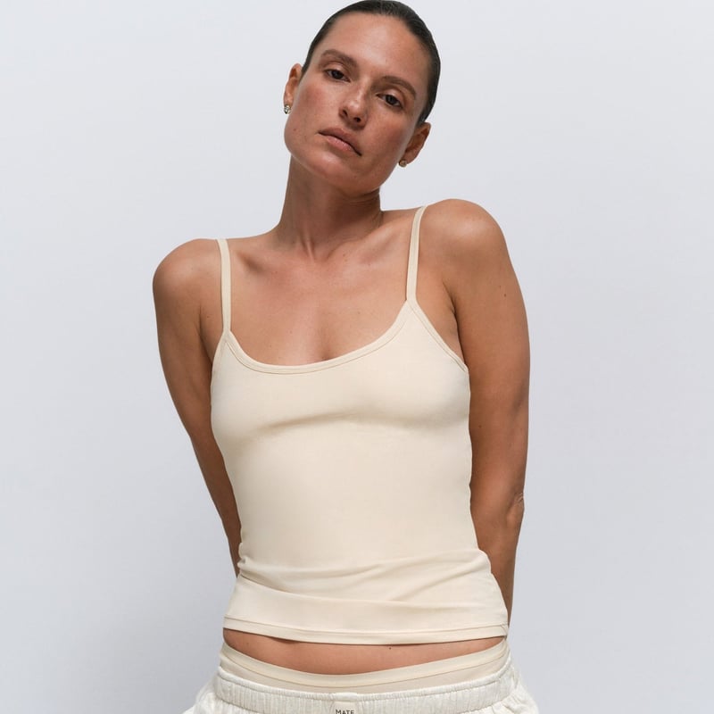Organic Comfort Cami by MATE the Label, 95% Cotton, 5% Elastane