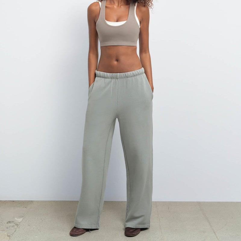 Organic Fleece Straight Leg Sweatpant by MATE the Label, 100% Cotton