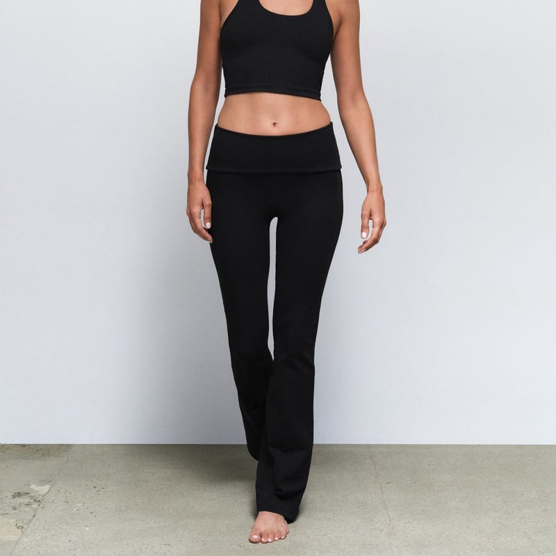 Organic Stretch Foldover Pant by MATE the Label, 92% Cotton, 8% Elastane