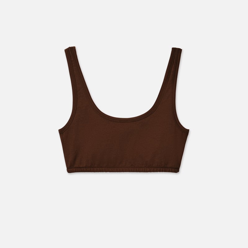 Organic Comfort Scoop Bralette by MATE the Label, 95% Cotton, 5% Elastane
