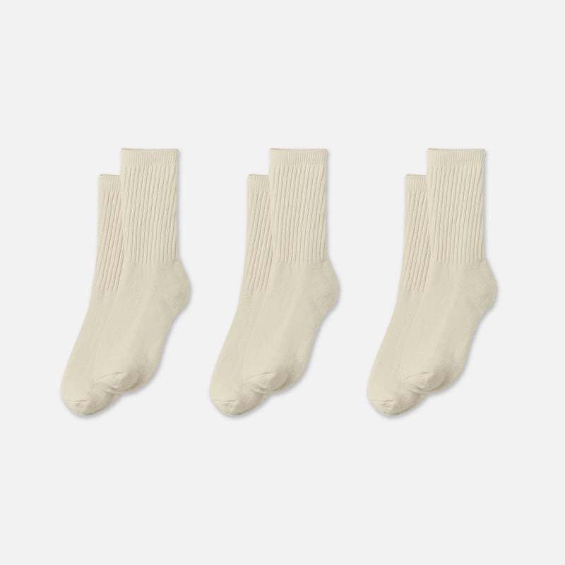 Organic Cotton Sock 3 Pack by MATE the Label, 80% Cotton, 17% Nylon, 3% Elastane