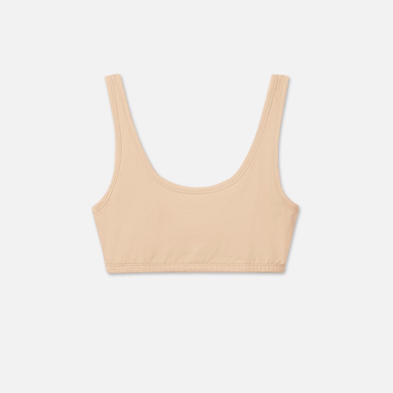 Organic Comfort Scoop Bralette by MATE the Label, 95% Cotton, 5% Elastane
