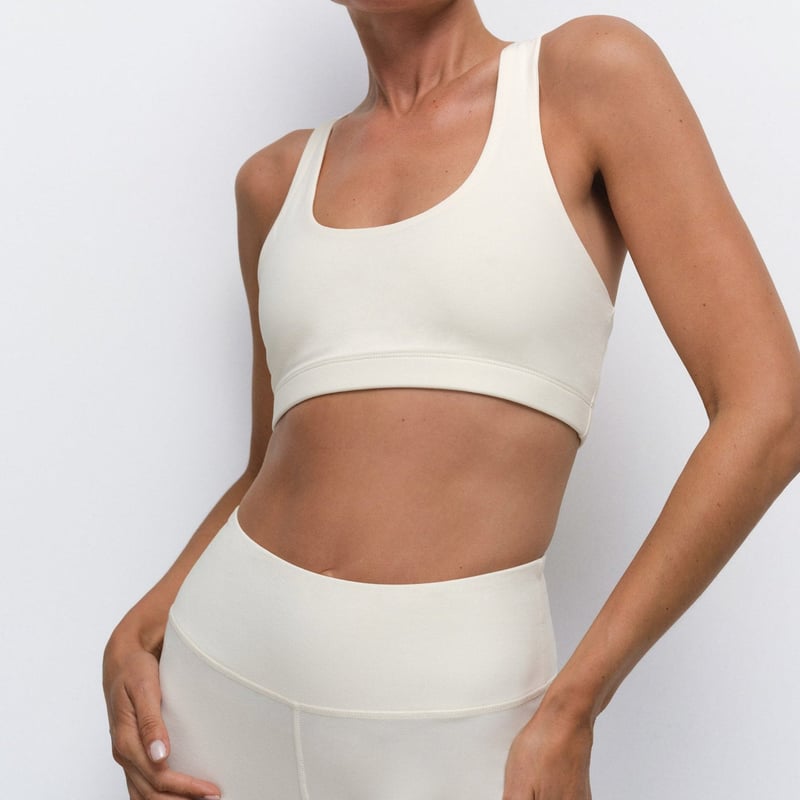 Organic Stretch Sports Bra by MATE the Label, 92% Cotton, 8% Elastane