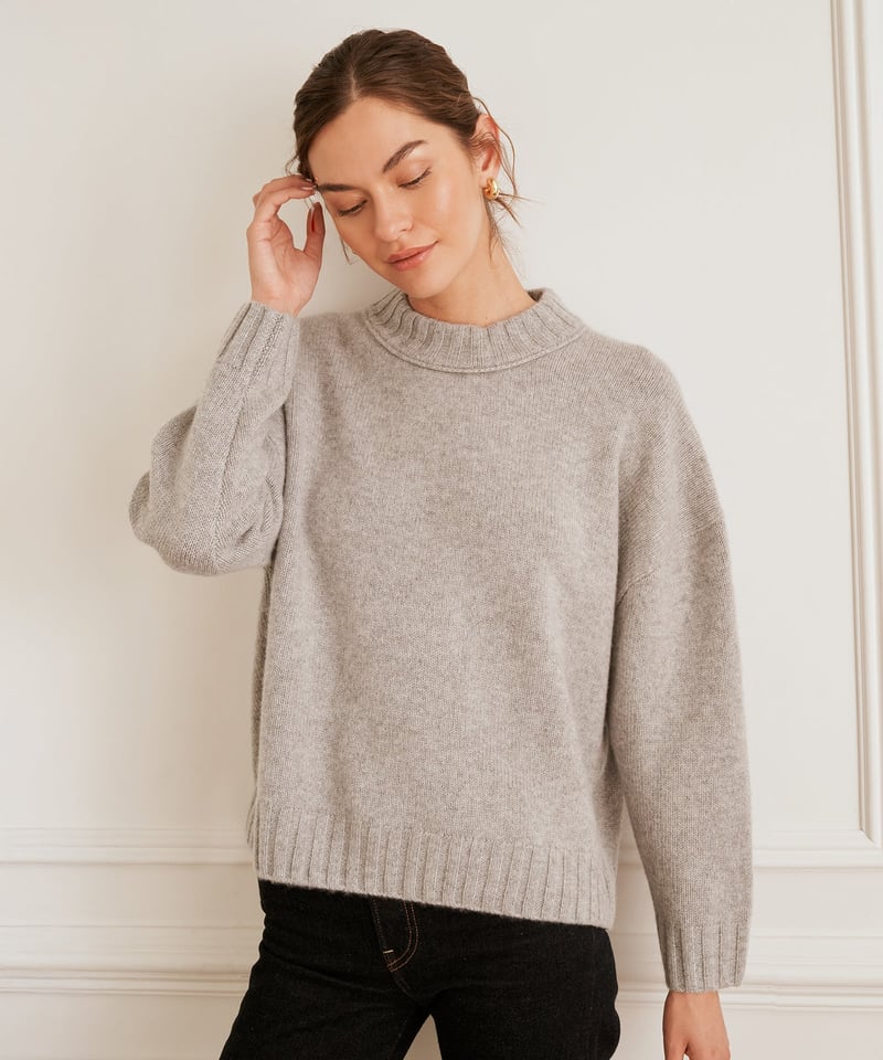 Super Luxe Cashmere Crewneck Sweater by NAADAM, 100% Cashmere