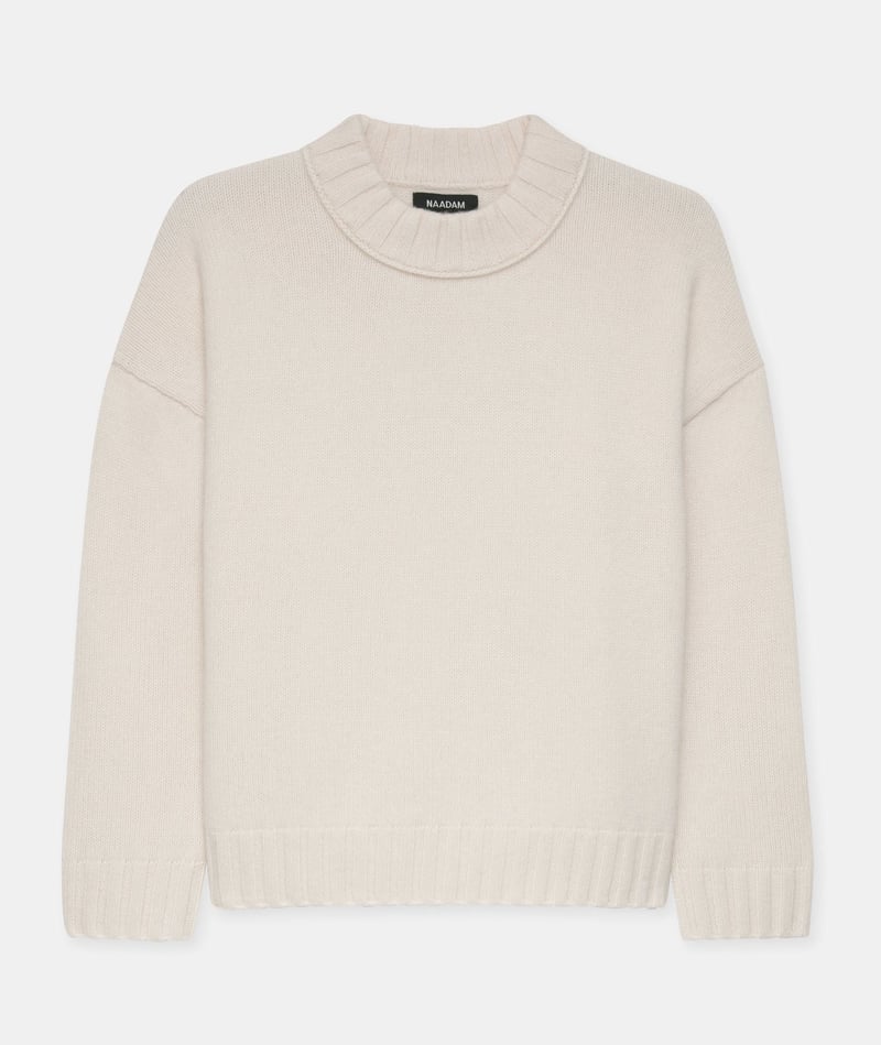 Super Luxe Cashmere Crewneck Sweater by NAADAM, 100% Cashmere