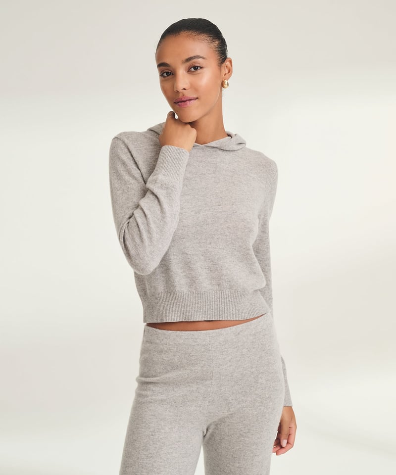 Signature Cashmere Cropped Hoodie by NAADAM, 100% Cashmere