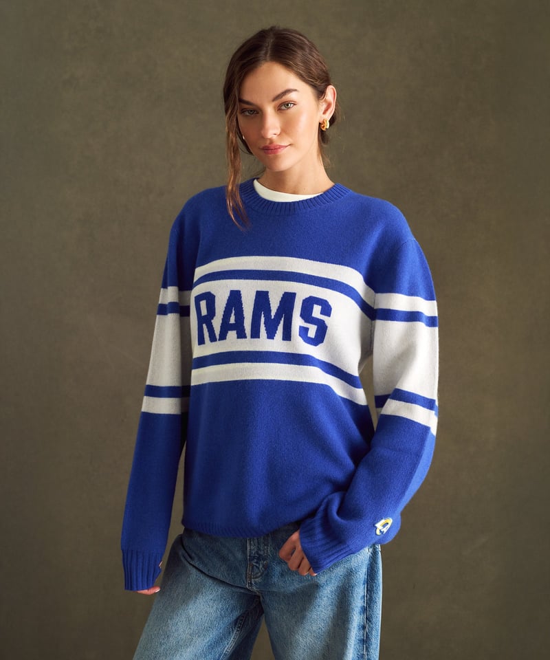 NFL Luxe Cashmere Oversized Crewneck Sweater by NAADAM, 100% Cashmere