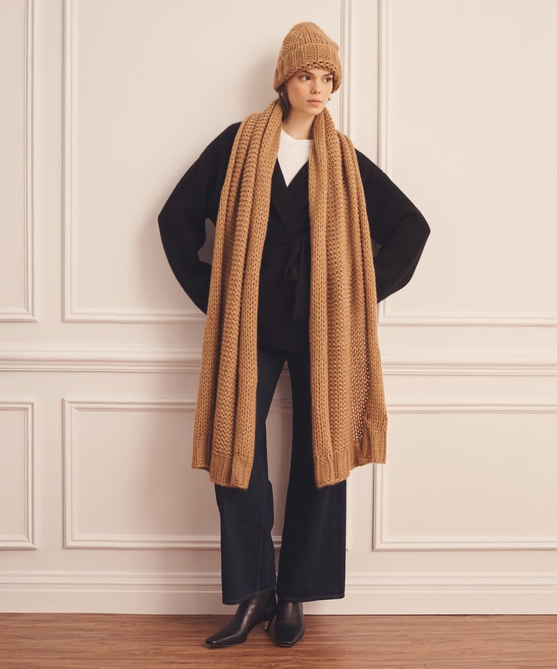 Lofty Alpaca Scarf by NAADAM, 70% Alpaca, 23% Nylon, 7% Wool