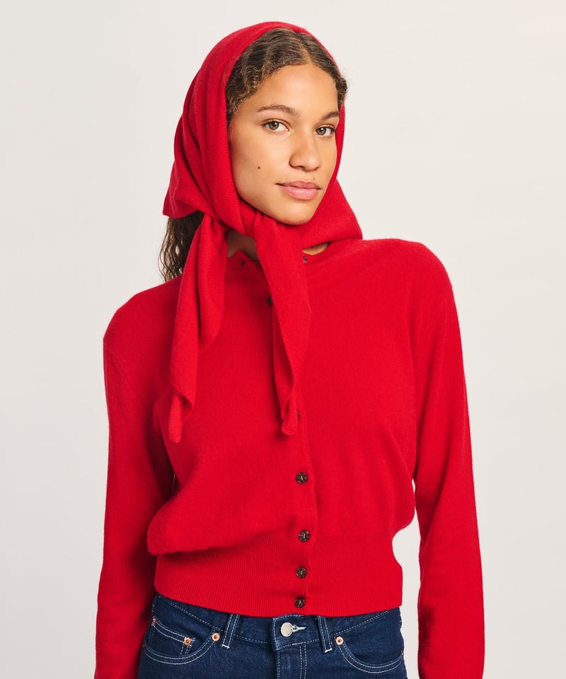 Lightweight Cashmere Triangle Scarf by NAADAM, 100% Cashmere