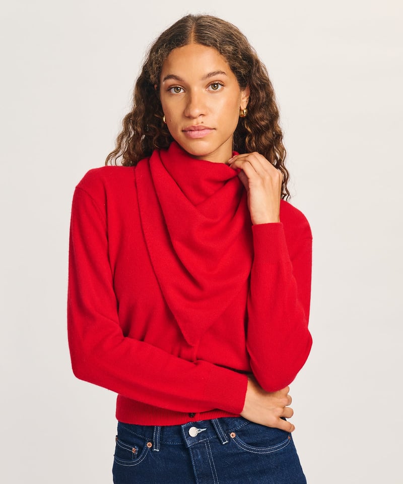 Lightweight Cashmere Triangle Scarf by NAADAM, 100% Cashmere