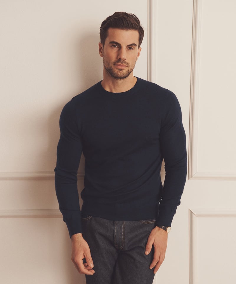 Super Fine Cashmere Long Sleeve Crewneck by NAADAM, 100% Cashmere