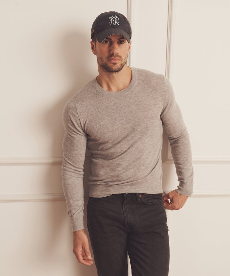 Super Fine Cashmere Long Sleeve Crewneck by NAADAM, 100% Cashmere