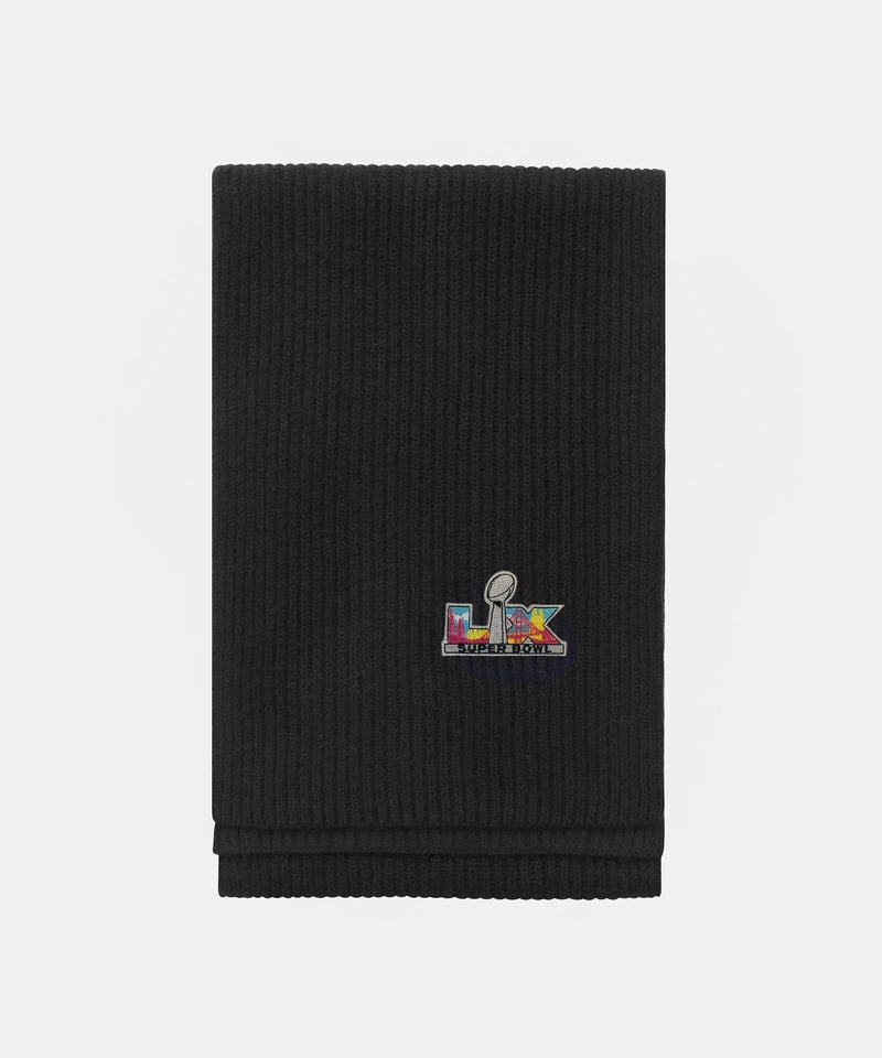 Super Bowl LX Cashmere Ribbed Scarf by NAADAM, 100% Cashmere