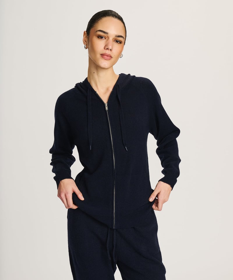 Signature Cashmere Zip Up Hoodie by NAADAM, 100% Cashmere