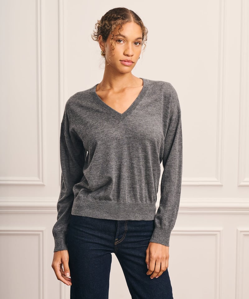 Super Fine Cashmere V-Neck by NAADAM, 100% Cashmere