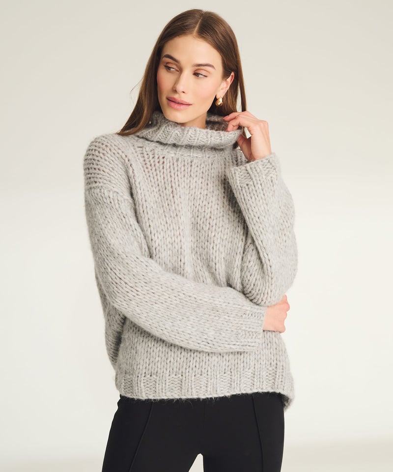 Lofty Alpaca Turtleneck Sweater by NAADAM, 70% Alpaca, 23% Nylon, 7% Wool
