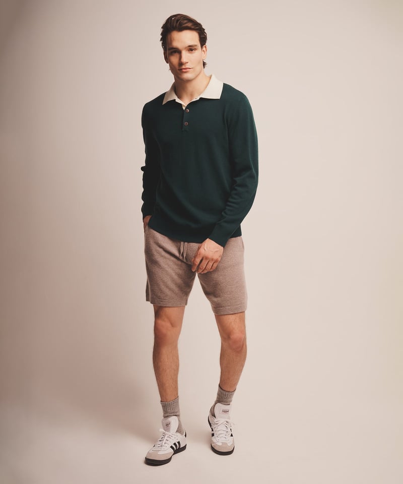Signature Cashmere Rugby Polo by NAADAM, 100% Cashmere