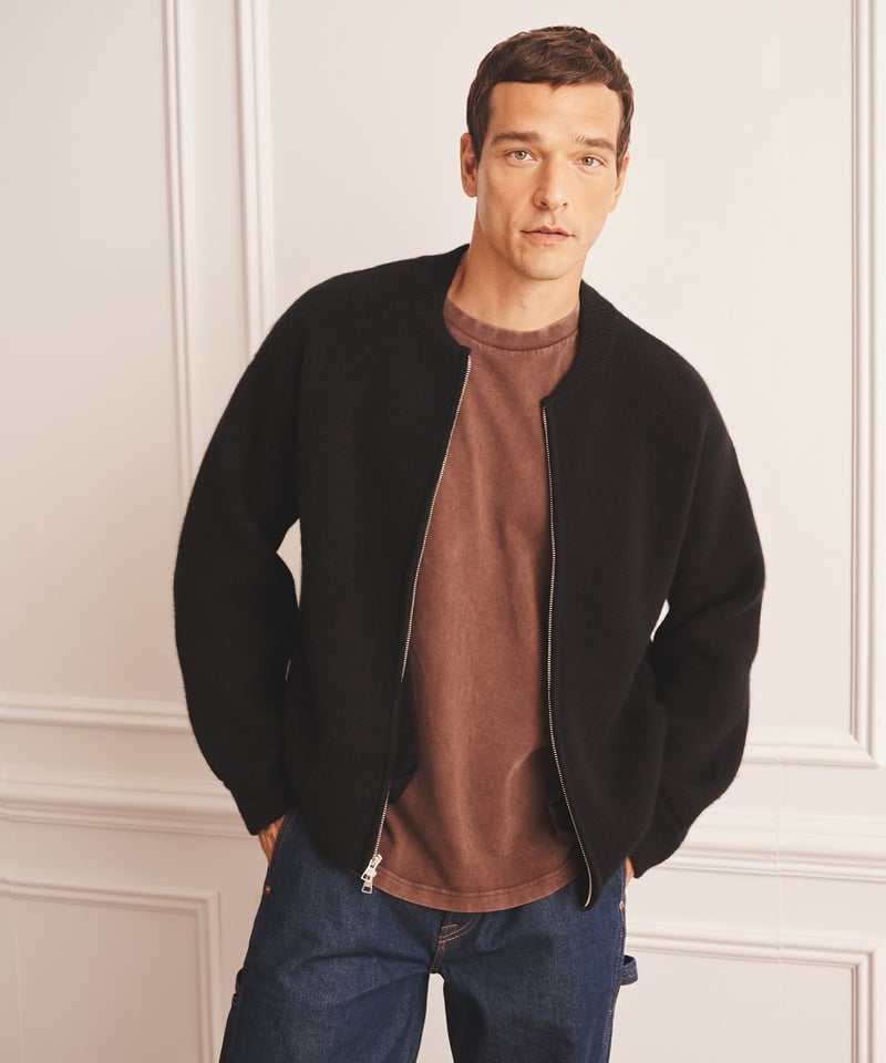 Ultra Luxe Cashmere Bomber by NAADAM, 100% Cashmere