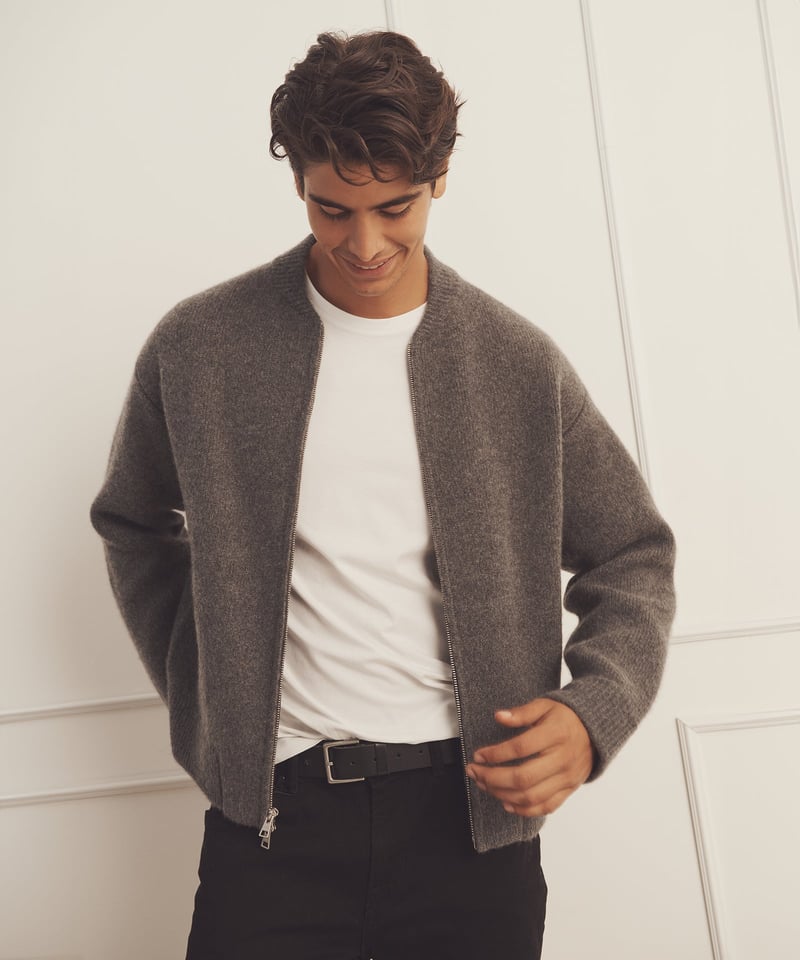 Ultra Luxe Cashmere Bomber by NAADAM, 100% Cashmere