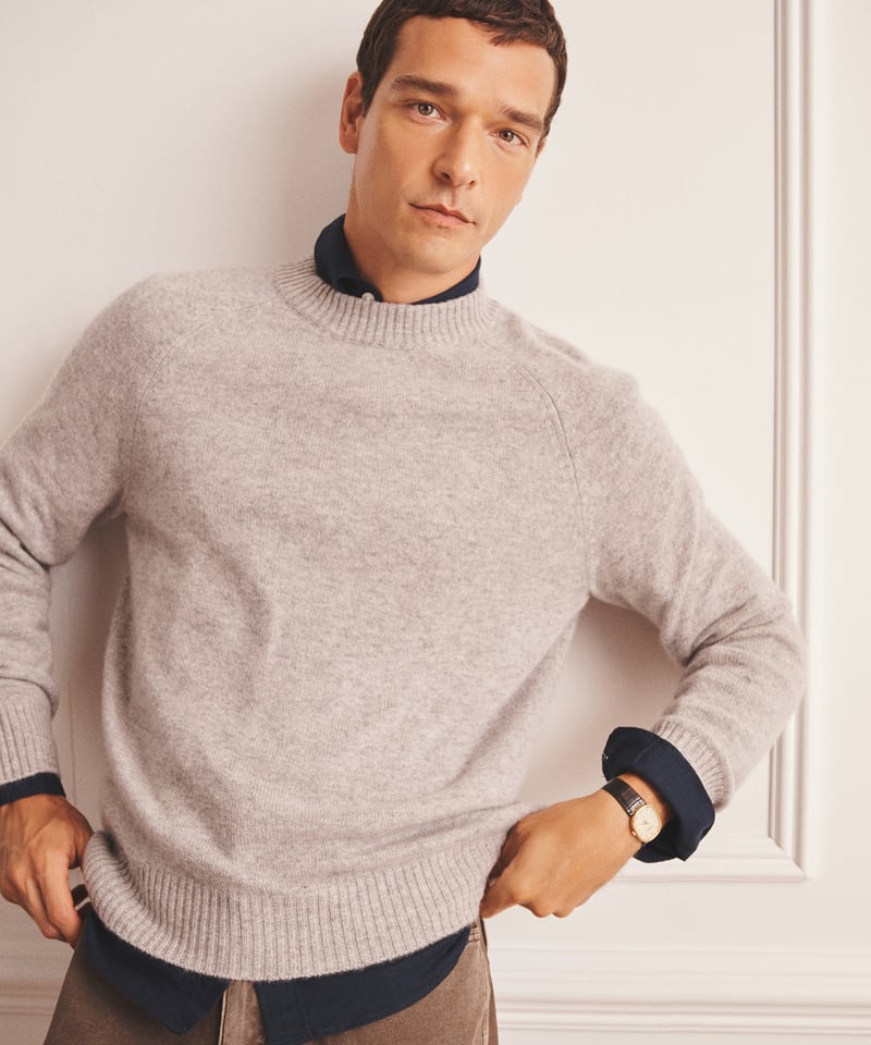 Luxe Cashmere Raglan Crewneck by NAADAM, 100% Cashmere