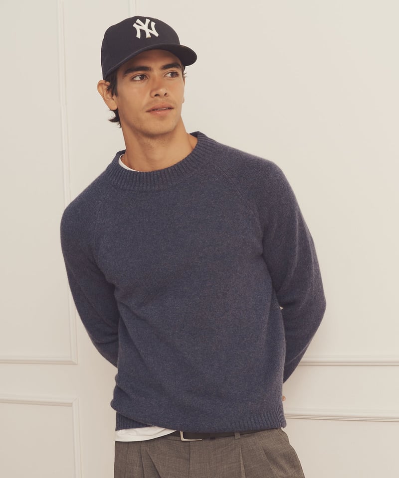 Luxe Cashmere Raglan Crewneck by NAADAM, 100% Cashmere