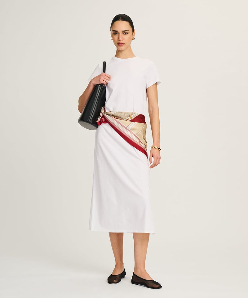 Lightweight Brushed Cotton T-Shirt Dress by NAADAM, 100% Cotton