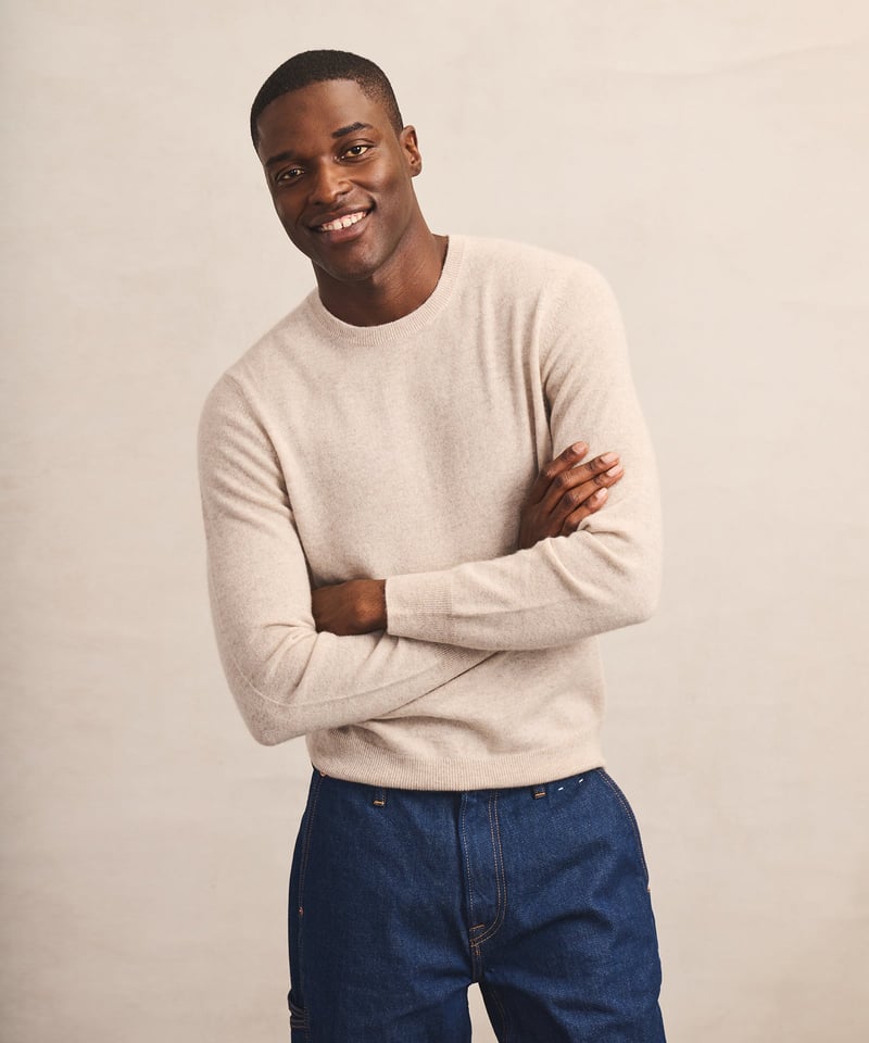 The Original Cashmere Crewneck Sweater Men's by NAADAM, 100% Cashmere
