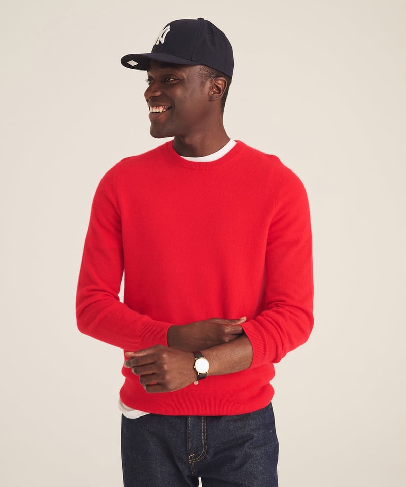 The Original Cashmere Crewneck Sweater Men's by NAADAM, 100% Cashmere