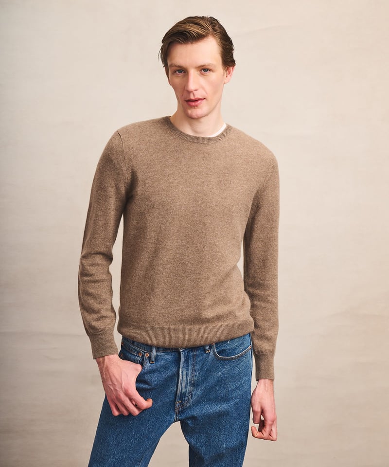 The Original Cashmere Crewneck Sweater Men's by NAADAM, 100% Cashmere