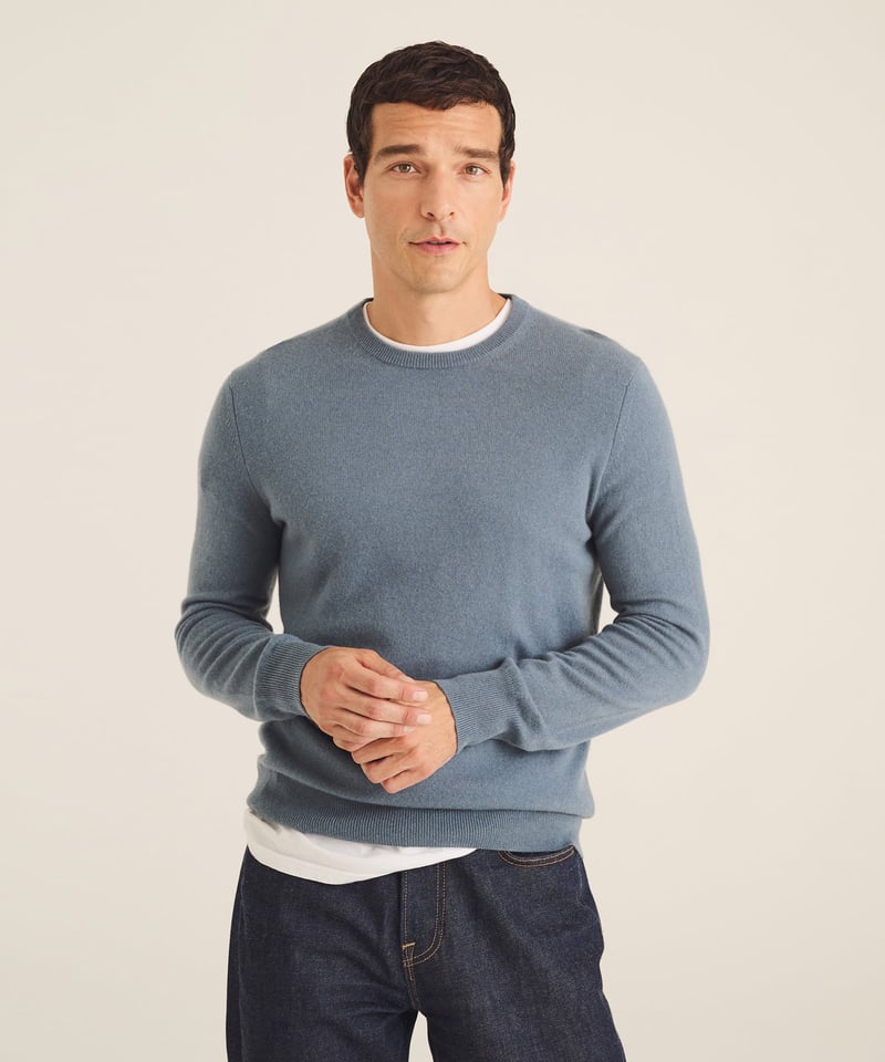 The Original Cashmere Crewneck Sweater Men's by NAADAM, 100% Cashmere