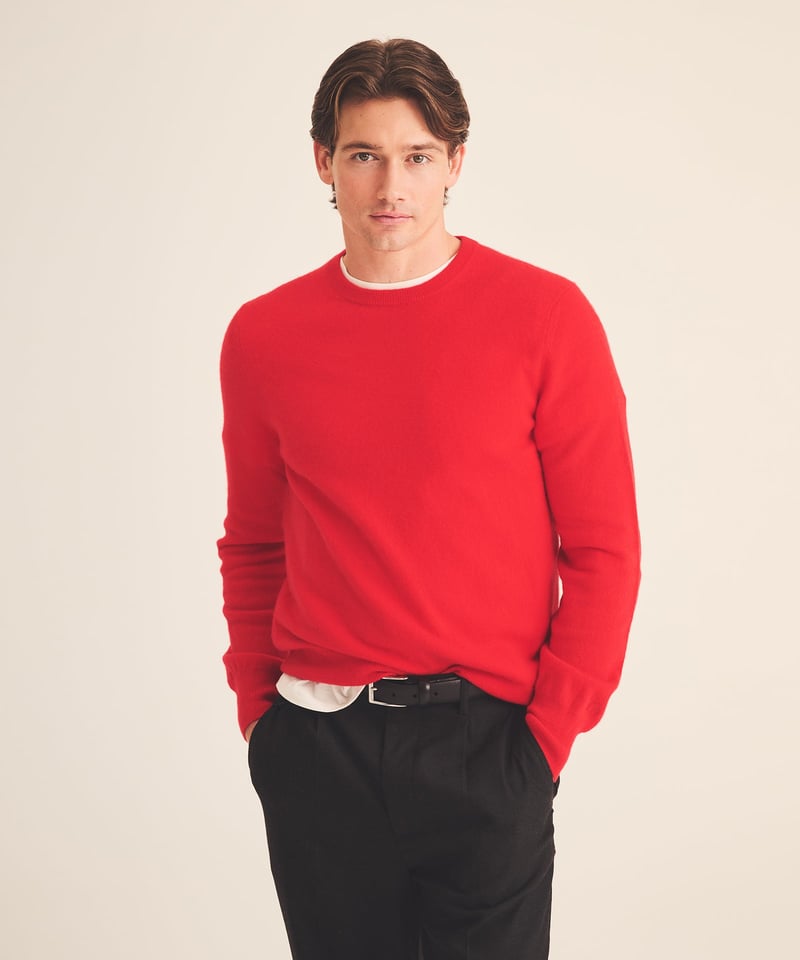 The Original Cashmere Crewneck Sweater Men's by NAADAM, 100% Cashmere