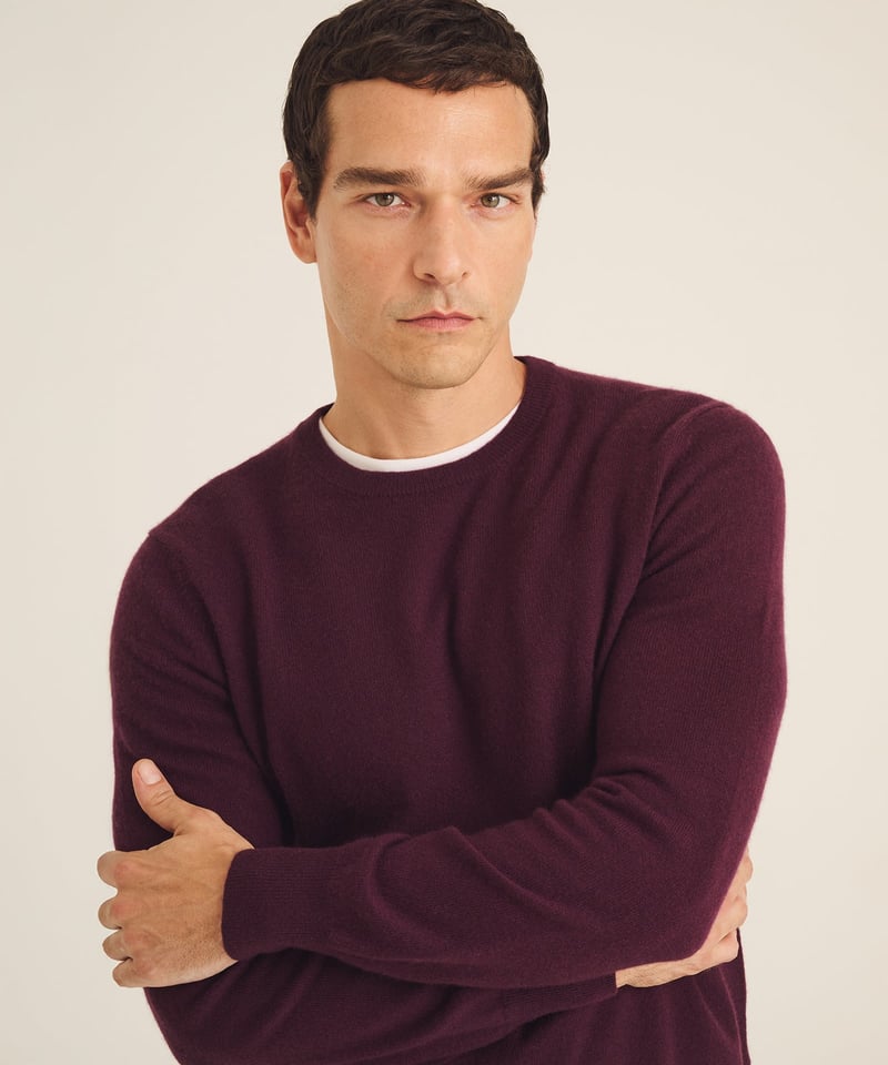The Original Cashmere Crewneck Sweater Men's by NAADAM, 100% Cashmere