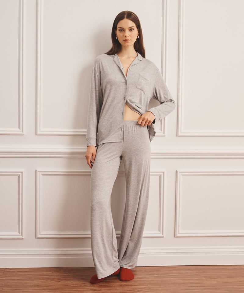 Breathable Button Up Sleep Shirt by NAADAM, 96% Modal, 4% Elastane
