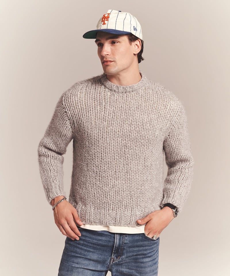 Lofty Alpaca Crewneck by NAADAM, 70% Alpaca, 23% Nylon, 7% Wool
