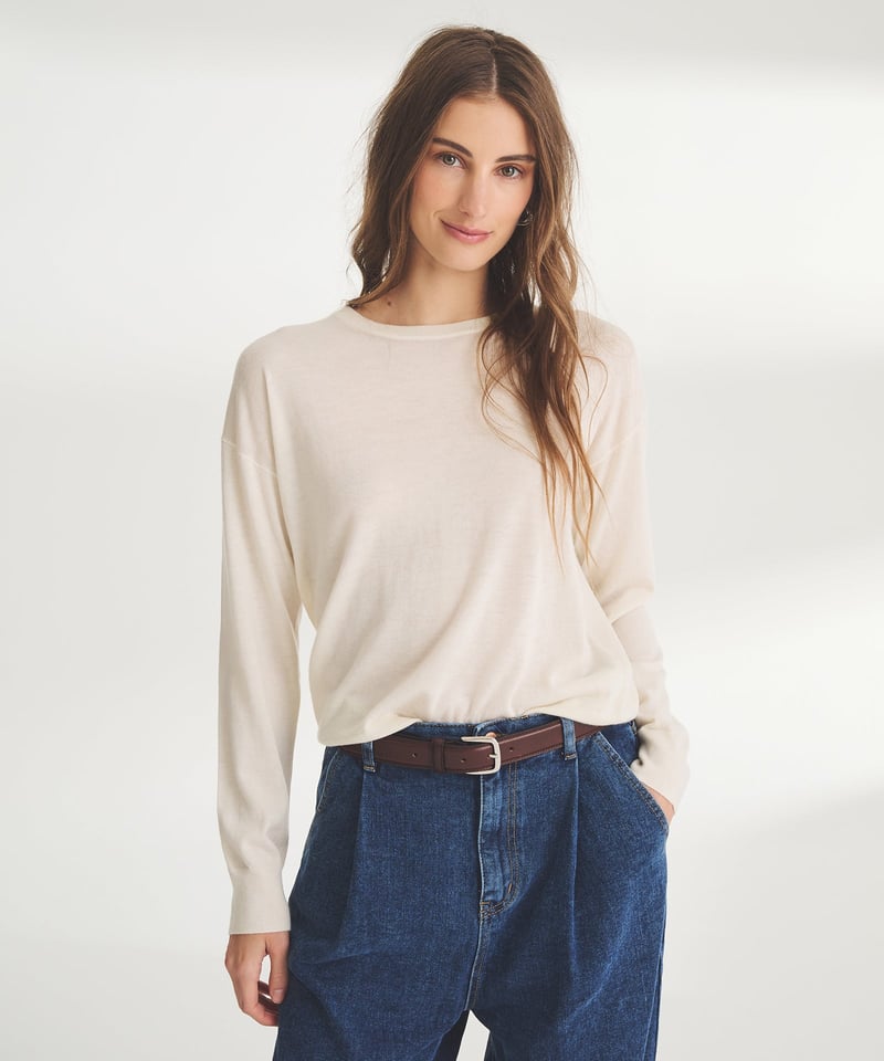 Super Fine Cashmere Crewneck by NAADAM, 100% Cashmere