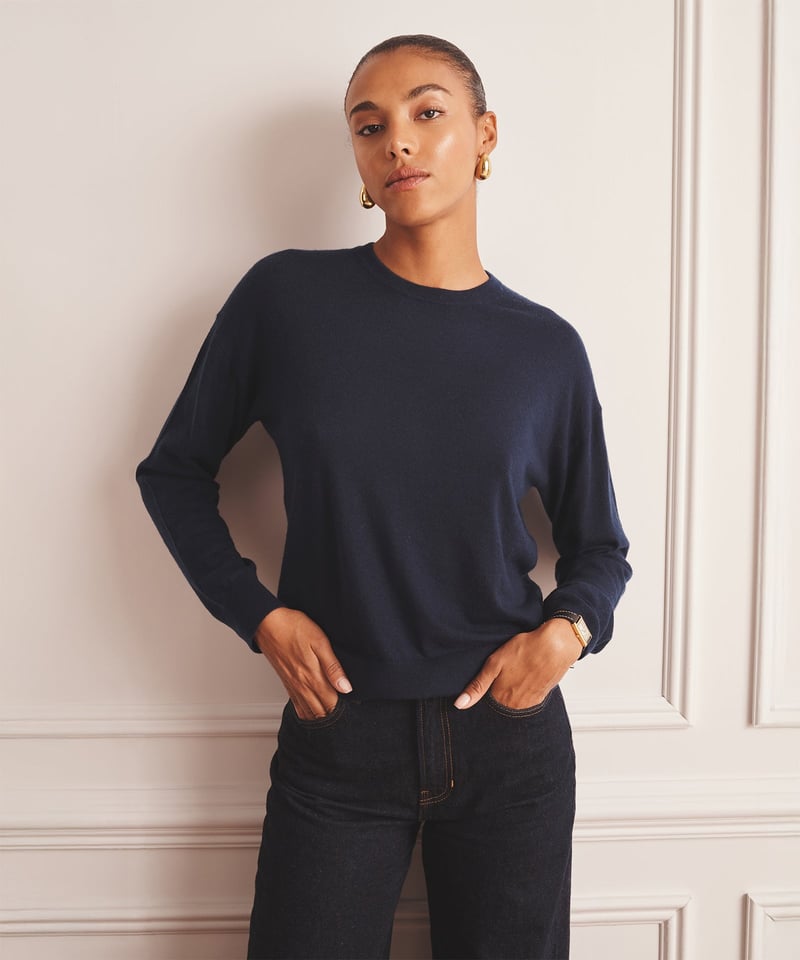 Super Fine Cashmere Crewneck by NAADAM, 100% Cashmere
