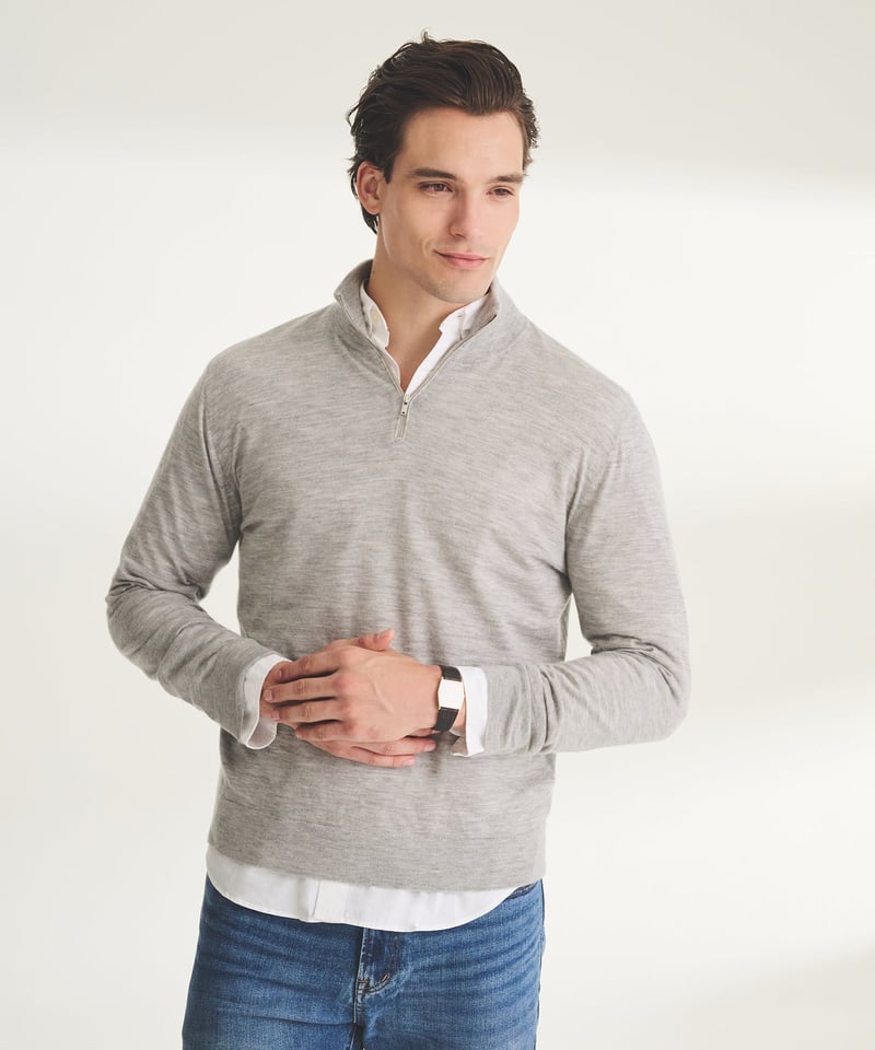 Super Fine Cashmere Quarter Zip by NAADAM, 100% Cashmere