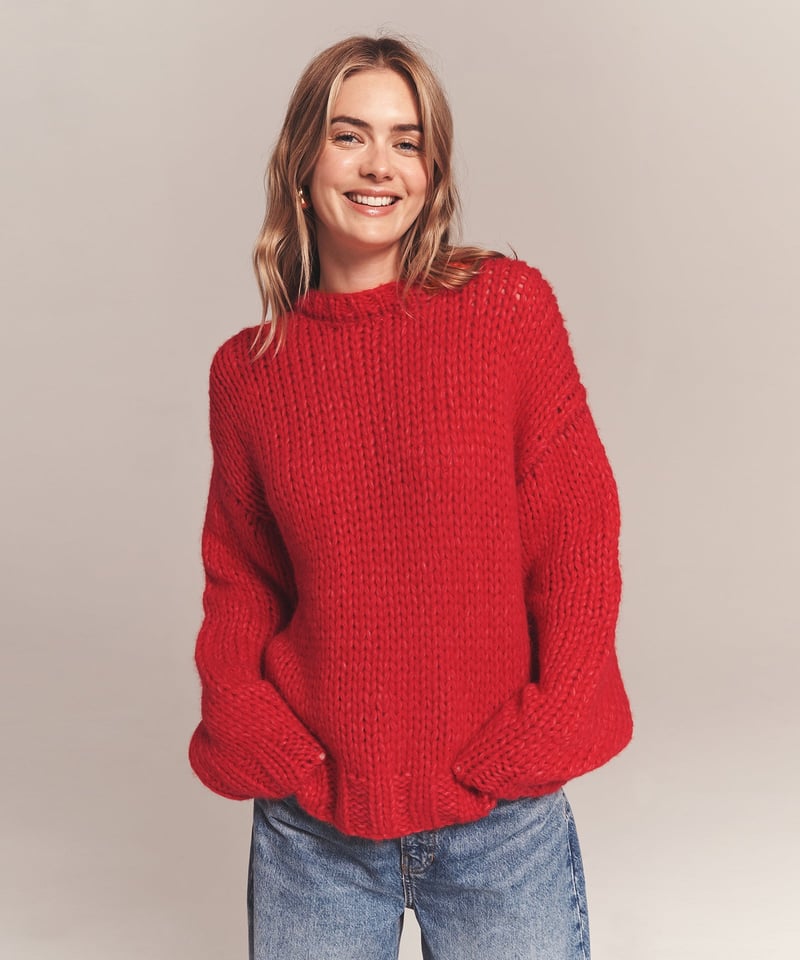 Lofty Alpaca Crewneck by NAADAM, 70% Alpaca, 23% Nylon, 7% Wool