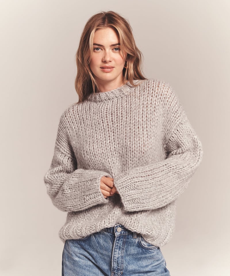 Lofty Alpaca Crewneck by NAADAM, 70% Alpaca, 23% Nylon, 7% Wool