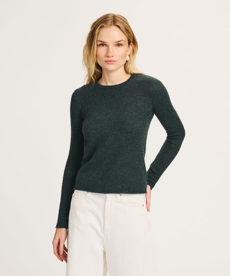 Featherweight Cashmere Slim Crewneck Sweater by NAADAM, 100% Cashmere