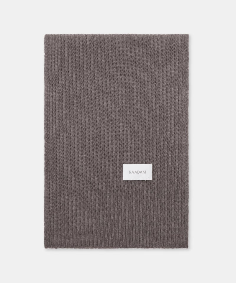 Cashmino Ribbed Scarf by NAADAM, 90% Wool, 10% Cashmere