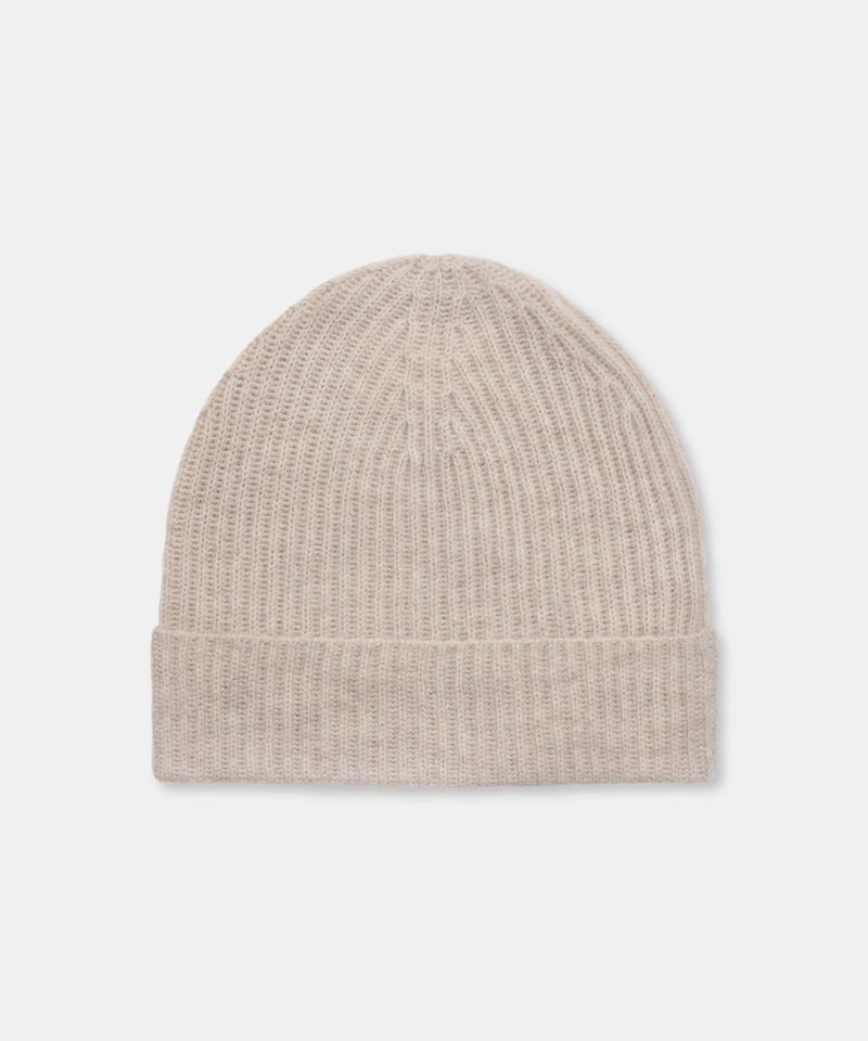 Cashmino Ribbed Beanie by NAADAM, 90% Wool, 10% Cashmere