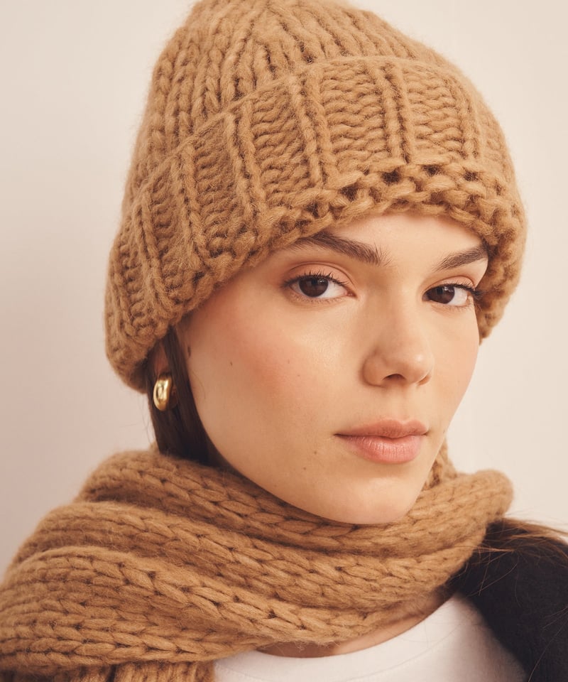 Lofty Alpaca Beanie by NAADAM, 70% Alpaca, 23% Nylon, 7% Wool