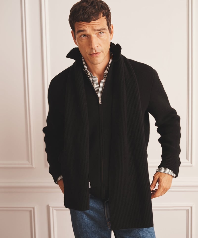 Signature Cashmere Ribbed Scarf by NAADAM, 100% Cashmere