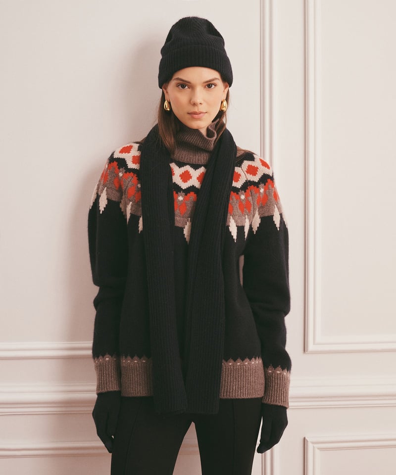 Signature Cashmere Ribbed Scarf by NAADAM, 100% Cashmere